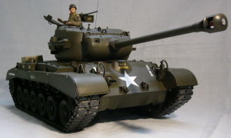 田宮 1/16 RCタンクシリーズ アメリカ戦車 M26 パーシング フル
