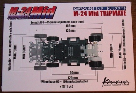 カワダ トリップメイトM24 Mid 箱中身とオプション品